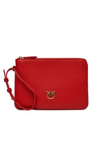 Pinko - PINKO Torebka Wristlet PE 25 PCPL 104353 A0F1 Czerwony. Kolor: czerwony. Materiał: skórzane