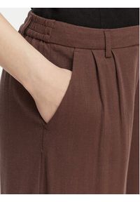 only - ONLY Spodnie materiałowe Lemmia 15370398 Brązowy Regular Fit. Kolor: brązowy. Materiał: wiskoza #3