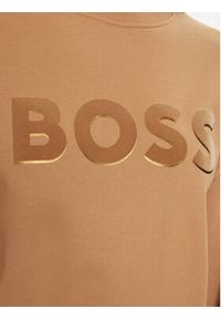 BOSS - Boss Bluza Econa 50508499 Beżowy Relaxed Fit. Kolor: beżowy. Materiał: bawełna
