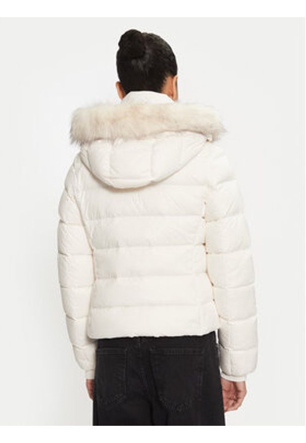 TOMMY HILFIGER - Tommy Hilfiger Kurtka puchowa WW0WW43520 Écru Regular Fit. Materiał: syntetyk