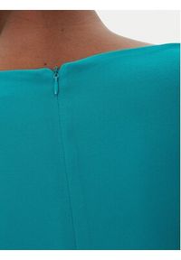 Morgan Sukienka koktajlowa 241-ROSVAL M Turkusowy Regular Fit. Kolor: turkusowy. Materiał: syntetyk. Styl: wizytowy #2