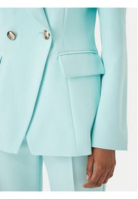 Maryley Marynarka 26EB139/43AC Turkusowy Regular Fit. Kolor: turkusowy. Materiał: syntetyk #2