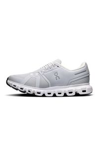 On - ON Cloud 6 W Glacier | White Sneakersy damskie. Kolor: szary