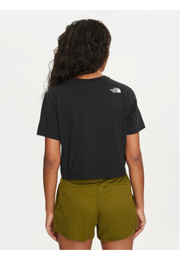The North Face T-Shirt NF0A87FJ Czarny Regular Fit. Kolor: czarny. Materiał: bawełna