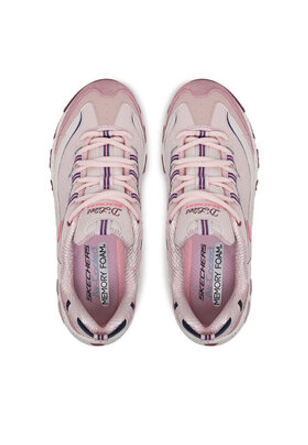 skechers - Skechers Sneakersy 149589/MVMT Różowy. Kolor: różowy. Materiał: skóra