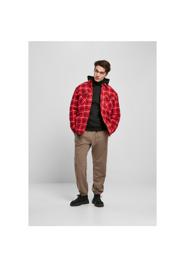 Kurtka Urban Classics plaid quilted. Kolor: czarny, czerwony, wielokolorowy