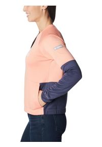 columbia - Bluza turystyczna damska Columbia Windgates Crew. Kolor: różowy. Sport: turystyka piesza