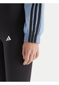 Adidas - adidas Bluza Teamgeist adicolor JZ8277 Błękitny Slim Fit. Kolor: niebieski. Materiał: syntetyk #4