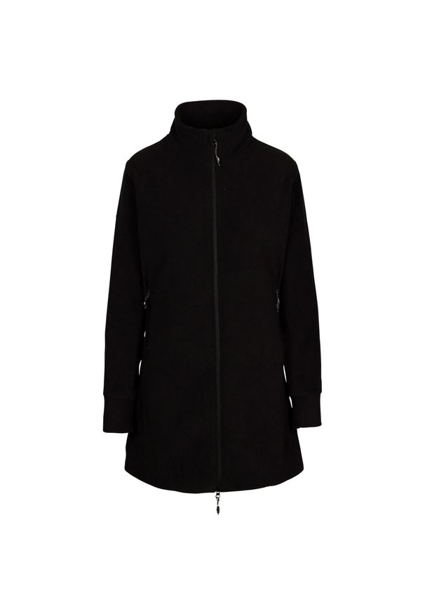 TRESPASS - Bluza Polarowa Damska Bez Zmechacenia Maintain. Kolor: czarny. Materiał: polar. Sezon: zima. Sport: turystyka piesza