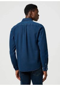 Wrangler - MESKA KOSZULA JEANSOWA WRANGLER 1 PKT SHIRT BLUE OXIDE 112371548. Materiał: jeans #2
