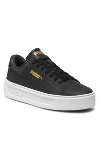 Puma Sneakersy Smash Platform V3 Sleek 389401 02 Czarny. Kolor: czarny. Materiał: skóra. Obcas: na platformie #7