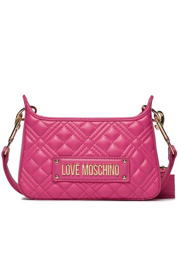 Love Moschino - LOVE MOSCHINO Torebka JC4161PP0HLA0604 Różowy. Kolor: różowy. Materiał: skórzane