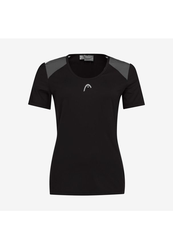 Head - T-Shirt damski CLUB 22 Tech. Kolor: czarny. Materiał: poliester, materiał, jersey. Sport: tenis