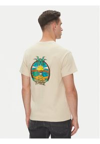 Etnies T-Shirt Camp Vibes 4130003782 Beżowy Regular Fit. Kolor: beżowy. Materiał: bawełna #3