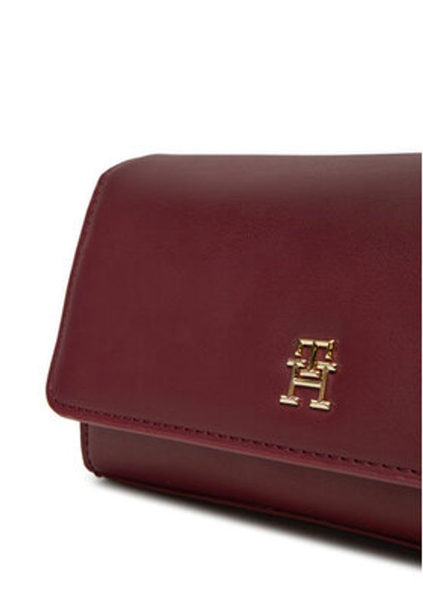 TOMMY HILFIGER - Tommy Hilfiger Torebka AW0AW16891 Bordowy. Kolor: czerwony. Materiał: skórzane