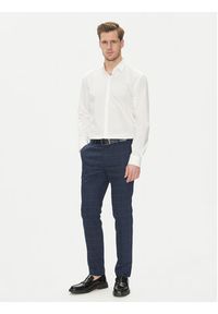 Hugo - HUGO Koszula Kenno 50539707 Biały Slim Fit. Kolor: biały. Materiał: bawełna #5