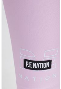 P.E Nation - Legginsy. Kolor: fioletowy. Materiał: dzianina