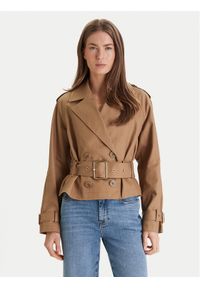 Marciano Guess Trencz 6RGL16 7446A Brązowy Regular Fit. Kolor: brązowy. Materiał: bawełna #1