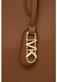 MICHAEL Michael Kors torebka skórzana dwustronna kolor brązowy. Kolor: brązowy. Materiał: skórzane. Rodzaj torebki: na ramię #6