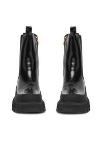 DeeZee Botki 58089-2 Czarny. Kolor: czarny. Materiał: materiał #2
