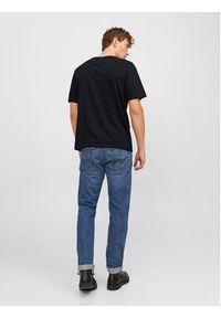 Jack & Jones - Jack&Jones T-Shirt Corp 12233999 Czarny Standard Fit. Kolor: czarny. Materiał: bawełna