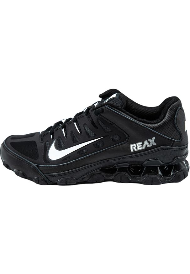 Buty treningowe męskie Nike Reax 8 TR Mesh. Zapięcie: sznurówki. Kolor: czarny. Materiał: tkanina, skóra, materiał, syntetyk, guma. Szerokość cholewki: normalna