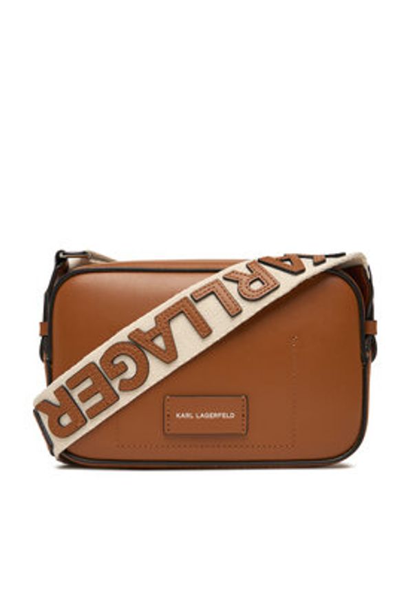 Karl Lagerfeld - KARL LAGERFELD Torebka A3W30310 Brązowy. Kolor: brązowy. Materiał: skórzane