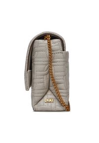 DKNY Torebka Delanie R34GBB12 Szary. Kolor: szary. Materiał: skórzane #5