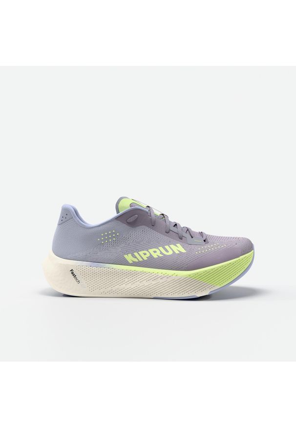 KIPRUN - Buty do biegania damskie Kiprun Kipride. Okazja: na co dzień. Kolor: fioletowy, wielokolorowy, żółty. Sport: bieganie, fitness