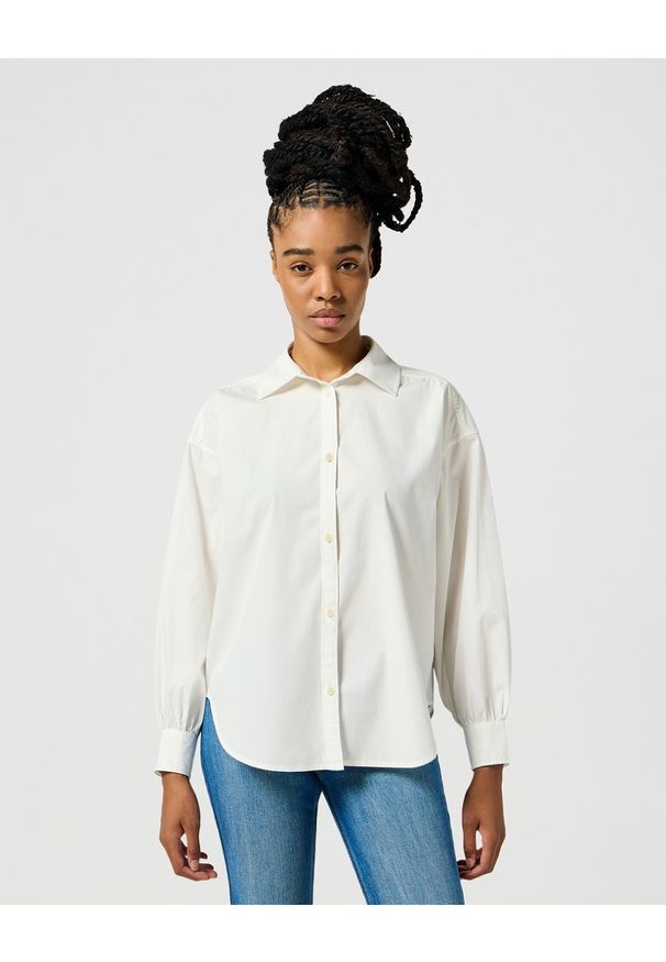 Wrangler - DAMSKA KOSZULA WRANGLER COOL GIRL SHIRT WORN WHITE 112356731