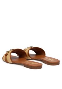 Just Cavalli Klapki 80RA3S81 ZSE61 Brązowy. Kolor: brązowy. Materiał: skóra #4