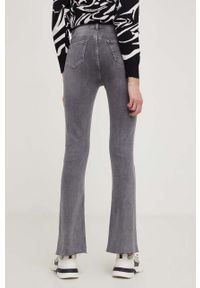 Answear Lab jeansy damskie high waist. Stan: podwyższony. Kolor: szary. Styl: wakacyjny #4