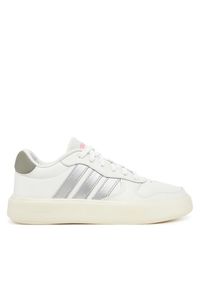 Adidas - adidas Sneakersy Litecourt JI2342 Biały. Kolor: biały. Materiał: skóra