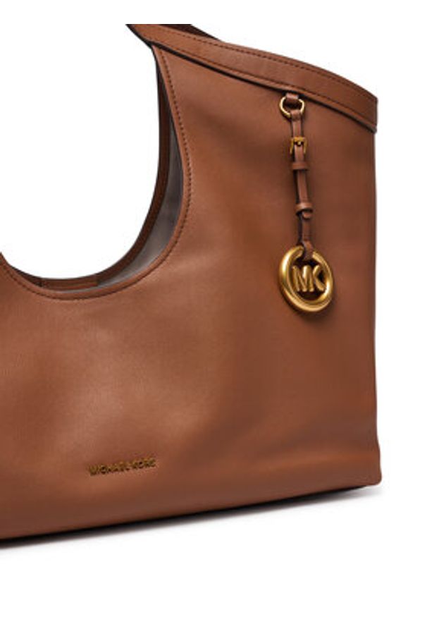 MICHAEL Michael Kors Torebka 30T6AX6T3L Brązowy. Kolor: brązowy. Materiał: skórzane