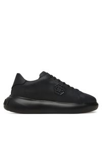 Philipp Plein - PHILIPP PLEIN Sneakersy FAES USC0804 PLE075N Czarny. Kolor: czarny. Materiał: skóra