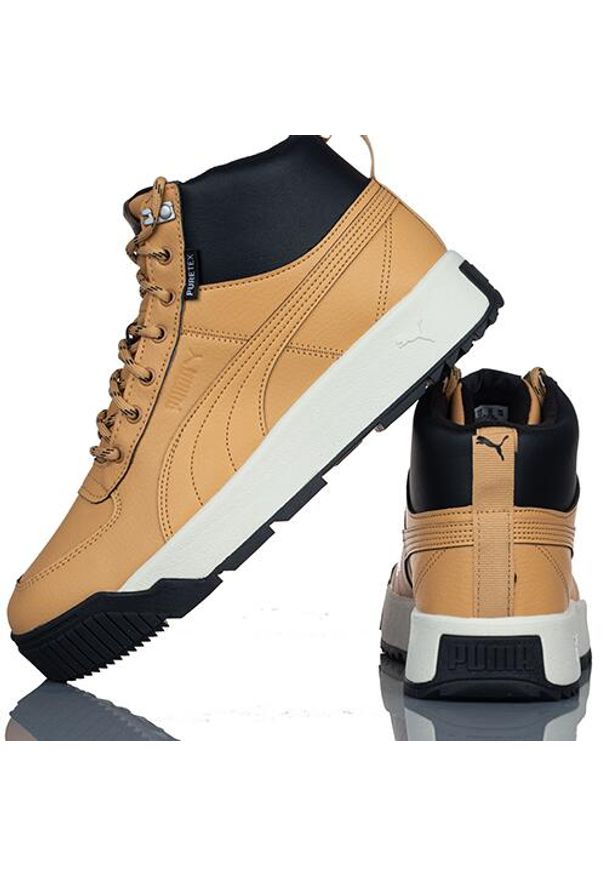 Buty Sportowe Męskie Puma Tarrenz Sb Puretex. Kolor: brązowy