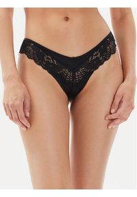 Hunkemöller Figi brazylijskie Lainey 205442 Czarny. Kolor: czarny. Materiał: syntetyk