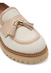 Pollini Loafersy SA10144G1MTO112A Écru. Materiał: materiał #6