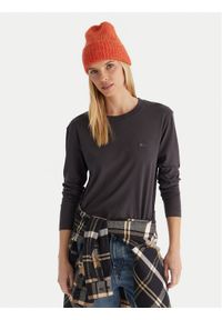 Quiksilver Bluzka Essential LS TEE EQWZT03199 Szary Regular Fit. Kolor: szary. Materiał: bawełna #1