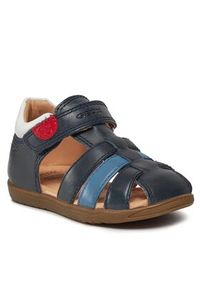Geox Sandały B Sandal Macchia Boy B254VA 0CL54 C0693 Granatowy. Kolor: niebieski