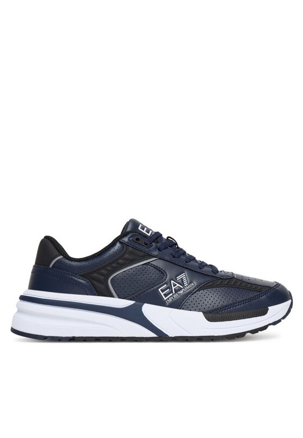 EA7 Emporio Armani Sneakersy 7X000360 AF19082 MZ169 Niebieski. Kolor: niebieski. Materiał: materiał