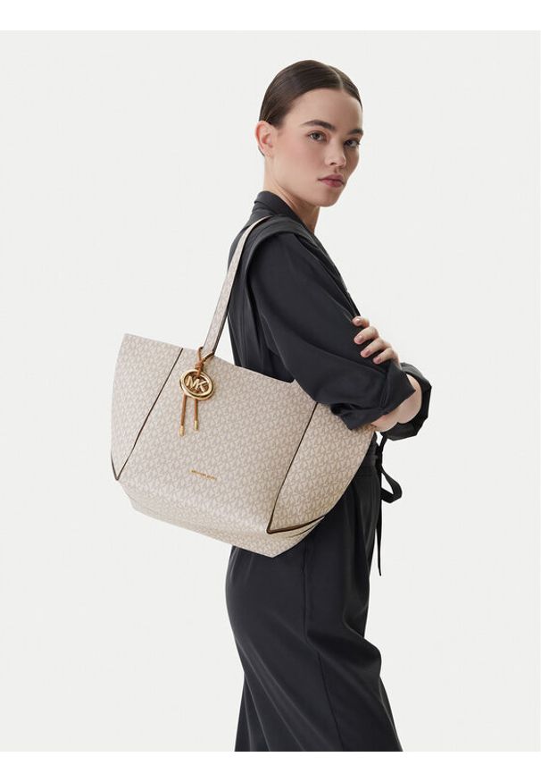 MICHAEL Michael Kors Torebka 30R6G9JT6B Écru. Materiał: skórzane