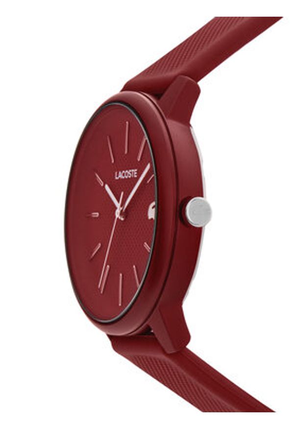 Lacoste Zegarek 12.12 Move 2011283 Bordowy. Kolor: czerwony
