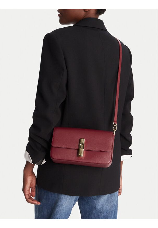 Furla Torebka Iride WB01826 ARE000 CN CGQ00 1007 Czerwony. Kolor: czerwony. Materiał: skórzane