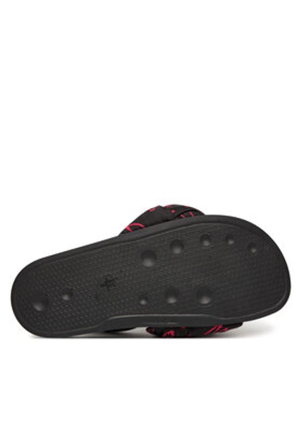 Love Moschino - LOVE MOSCHINO Klapki JA28312G0MIW100C Czarny. Kolor: czarny. Materiał: materiał