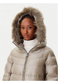 Hetrego - Hetregó Kurtka puchowa Hanna 8P602F 25WD02 Beżowy Regular Fit. Kolor: beżowy. Materiał: syntetyk #7