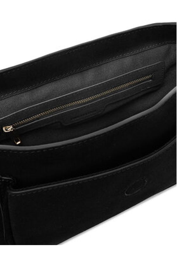 Gino Rossi - GINO ROSSI Torebka EO-LA224-19145 Czarny. Kolor: czarny. Materiał: zamszowe, skórzane