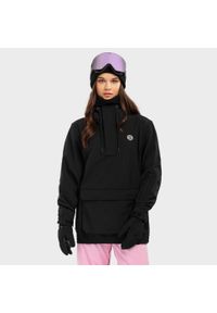SIROKO - Kurtka narciarsko-snowboardowa damska W3-W North Ice. Kolor: czarny. Materiał: materiał, softshell. Sport: snowboard, narciarstwo