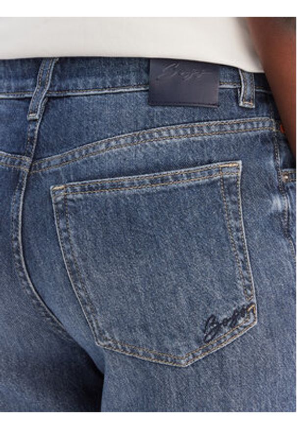 BOSS Jeansy Ada HR 50552376 Granatowy Regular Fit. Kolor: niebieski