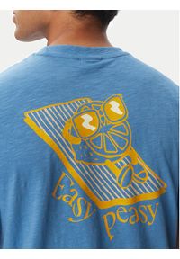 Napapijri T-Shirt S-Elior NP0A4HZY Niebieski Relaxed Fit. Kolor: niebieski. Materiał: bawełna #3